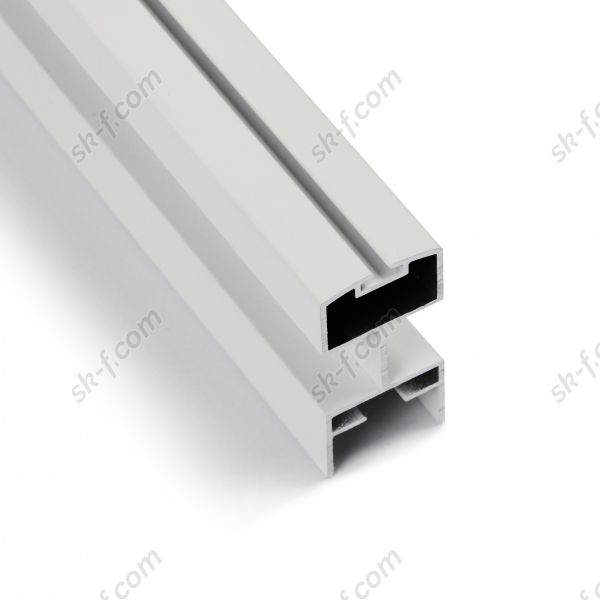 Профиль ручки москитной сетки плиссе SKF белый